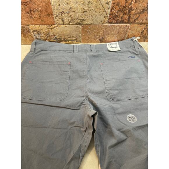 Mountain Khakis Pants Slim Fit 36x32 Gray Organic Cotton Stretch Outdoor - Picture 6 of 9